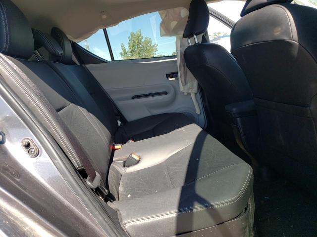 JTDKDTB34C1009224 - 2012 TOYOTA PRIUS C GRAY photo 10