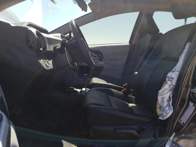 JTDKDTB34C1009224 - 2012 TOYOTA PRIUS C GRAY photo 7