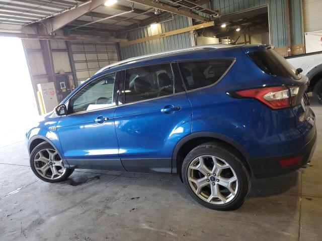 1FMCU9J94HUC85210 - 2017 FORD ESCAPE TITANIUM 蓝色 照片 2