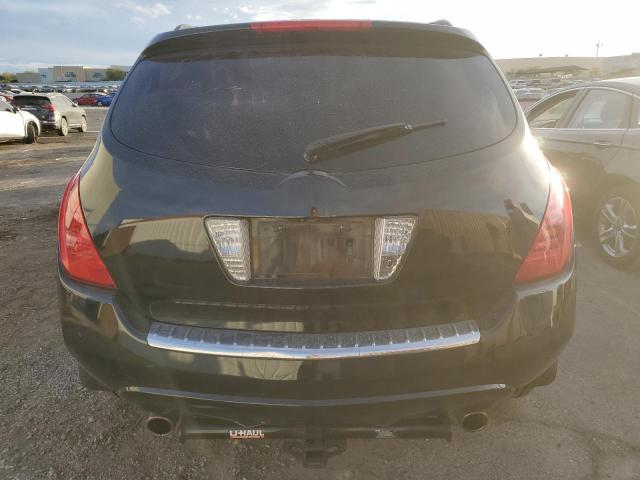 JN8AZ08T87W529300 - 2007 NISSAN MURANO SL BLACK photo 6