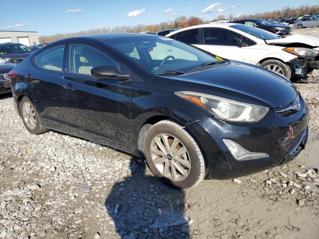 KMHDH4AE8EU034601 - 2014 HYUNDAI ELANTRA SE BLACK photo 4