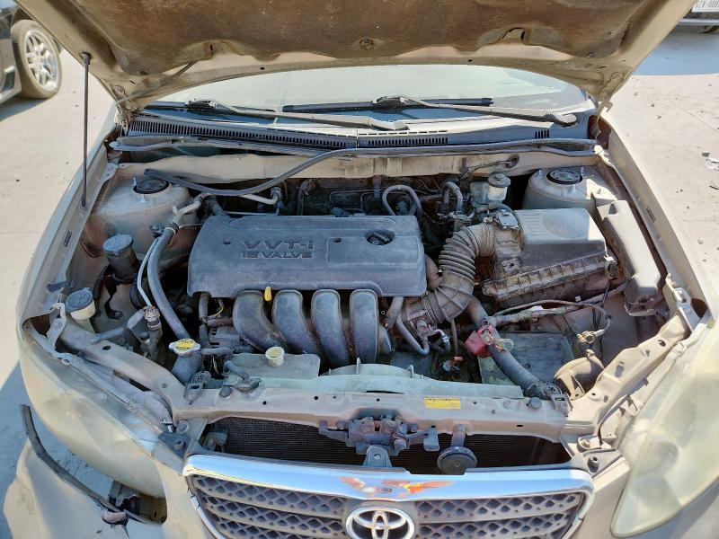 2T1BR32E17C828549 - 2007 TOYOTA COROLLA CE BEIGE photo 11