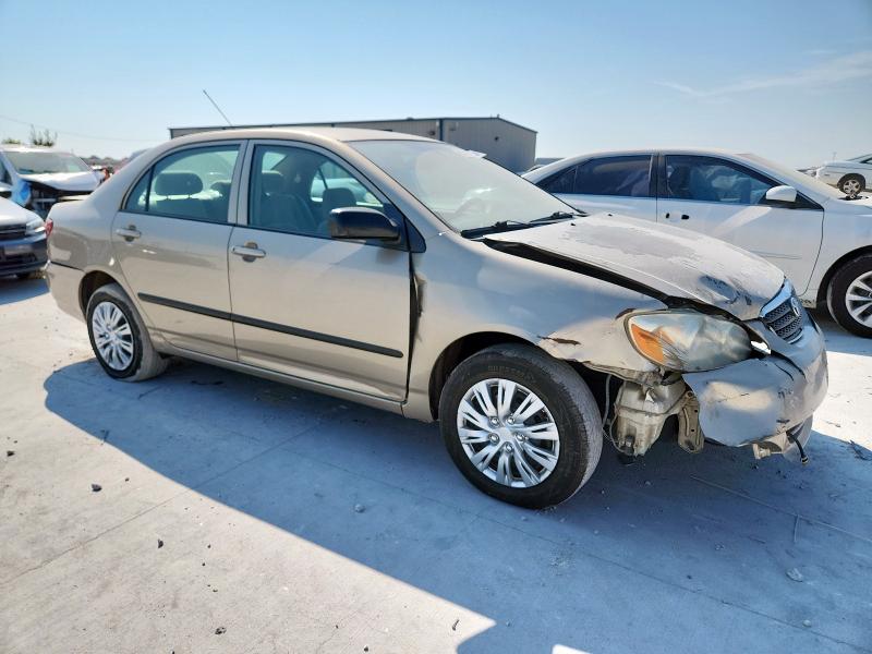 2T1BR32E17C828549 - 2007 TOYOTA COROLLA CE BEIGE photo 4