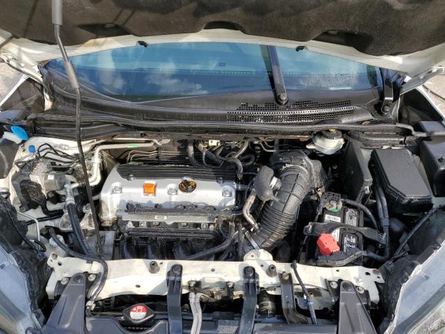 5J6RM4H74CL002755 - 2012 HONDA CR-V EXL WHITE photo 12