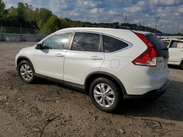5J6RM4H74CL002755 - 2012 HONDA CR-V EXL WHITE photo 2