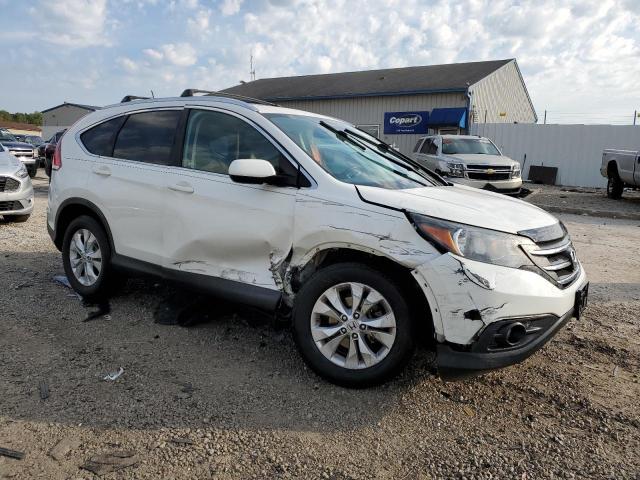 5J6RM4H74CL002755 - 2012 HONDA CR-V EXL WHITE photo 4