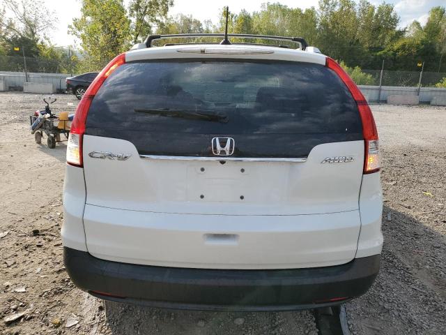 5J6RM4H74CL002755 - 2012 HONDA CR-V EXL WHITE photo 6