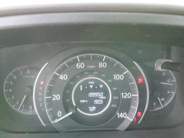 5J6RM4H74CL002755 - 2012 HONDA CR-V EXL WHITE photo 9