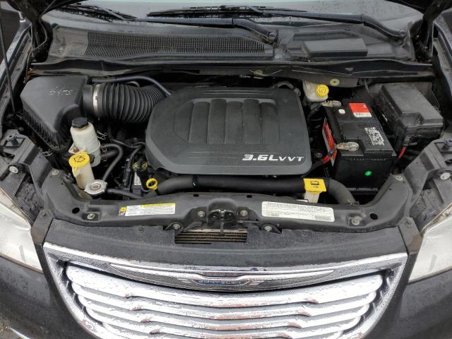 2C4RC1BG2CR214853 - 2012 CHRYSLER TOWN & COU TOURING BLACK photo 12