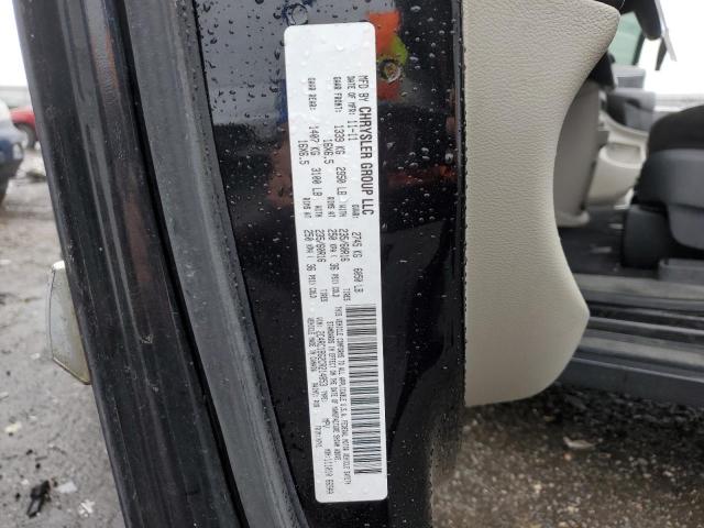 2C4RC1BG2CR214853 - 2012 CHRYSLER TOWN & COU TOURING BLACK photo 13