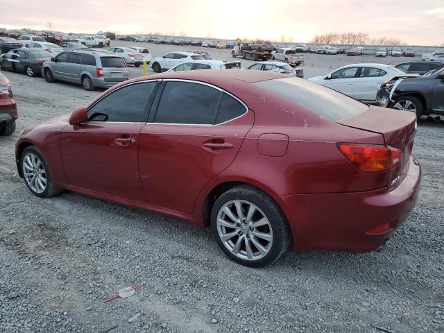 JTHCK262962005799 - 2006 LEXUS IS 250 BURGUNDY photo 2