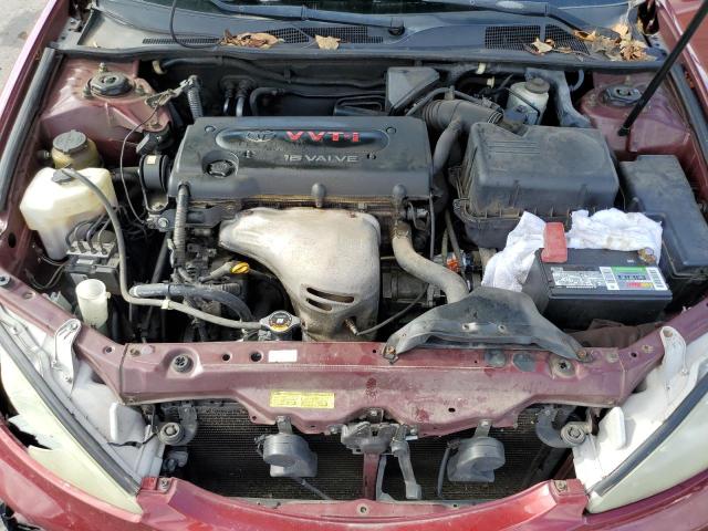 4T1BE32K15U434157 - 2005 TOYOTA CAMRY LE RED photo 11