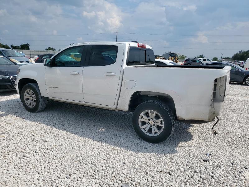 1GCGSCEN2M1218374 - 2021 CHEVROLET COLORADO LT WHITE photo 2