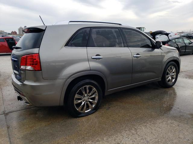 5XYKW4A26CG213175 - 2012 KIA SORENTO SX GRAY photo 3