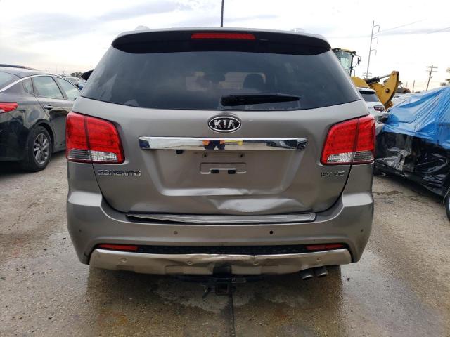 5XYKW4A26CG213175 - 2012 KIA SORENTO SX GRAY photo 6