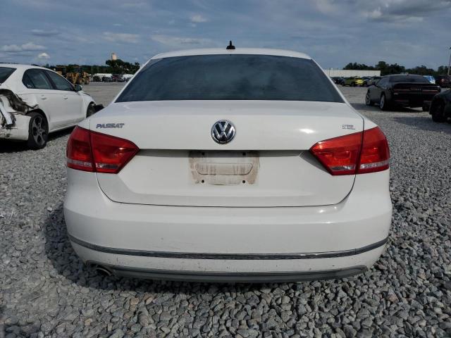 1VWCP7A38CC060067 - 2012 VOLKSWAGEN PASSAT SEL WHITE photo 6