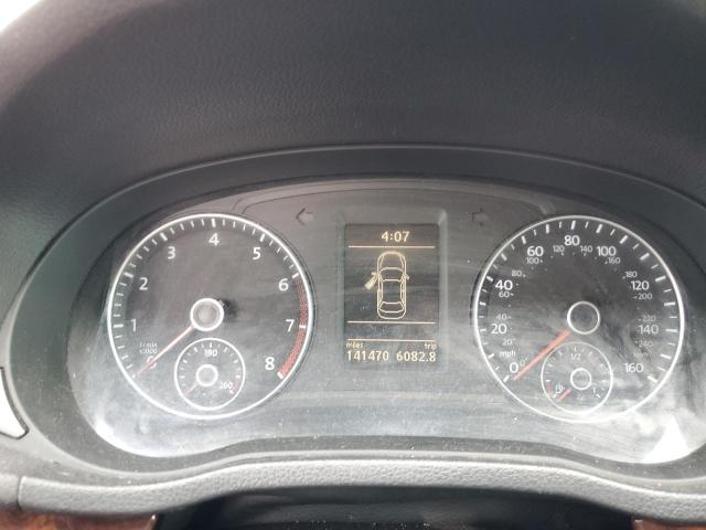 1VWCP7A38CC060067 - 2012 VOLKSWAGEN PASSAT SEL WHITE photo 9