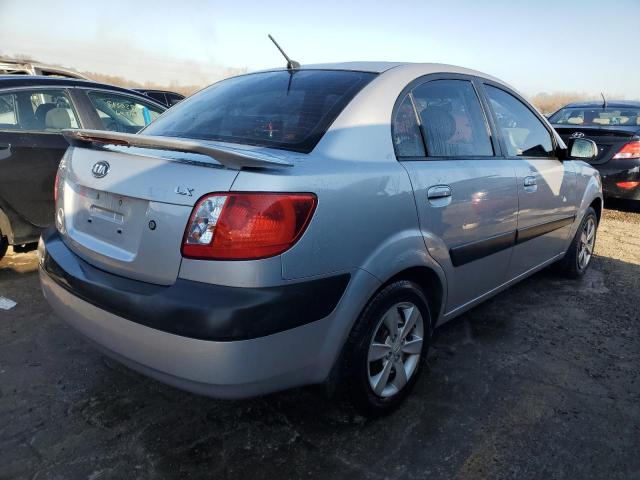 KNADE123686401705 - 2008 KIA RIO BASE SILVER photo 3