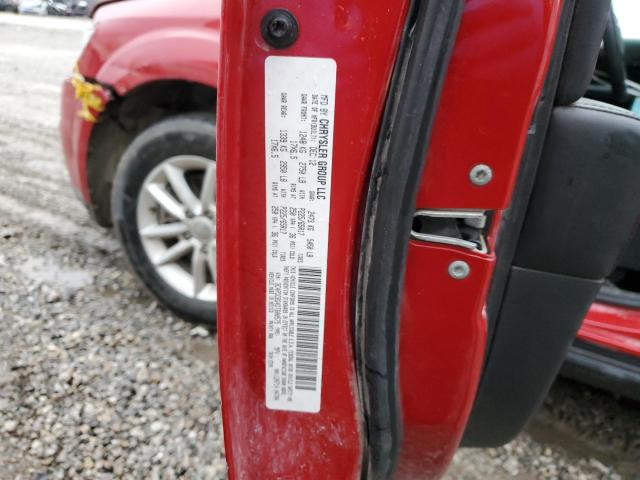 3C4PDCBG4DT600575 - 2013 DODGE JOURNEY SXT RED photo 12