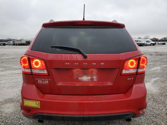 3C4PDCBG4DT600575 - 2013 DODGE JOURNEY SXT RED photo 6