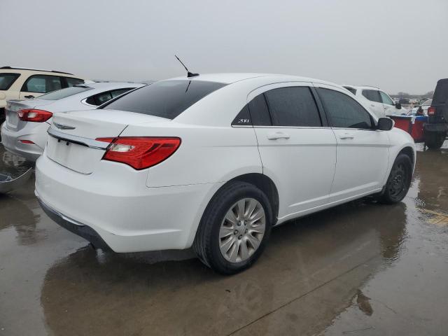 1C3CCBAB7EN205412 - 2014 CHRYSLER 200 LX WHITE photo 3