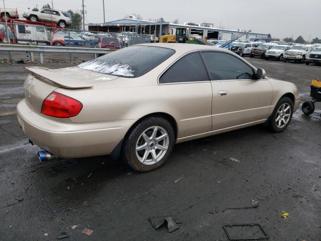 19UYA42441A028386 - 2001 ACURA 3.2CL GOLD photo 3