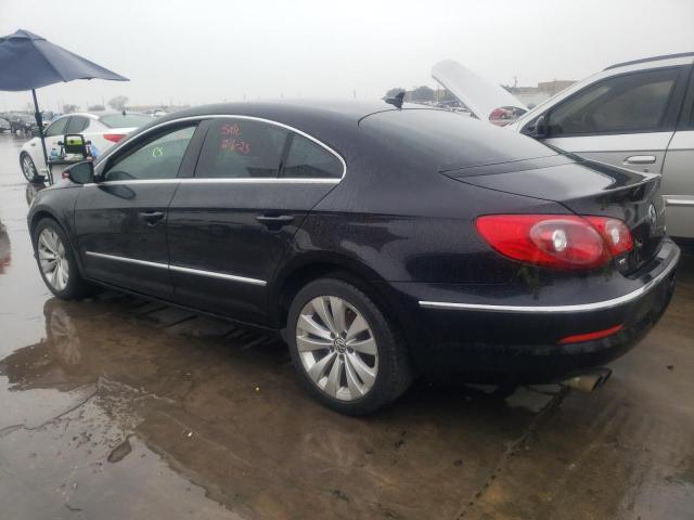 WVWMN7AN0BE725688 - 2011 VOLKSWAGEN CC SPORT BLACK photo 2