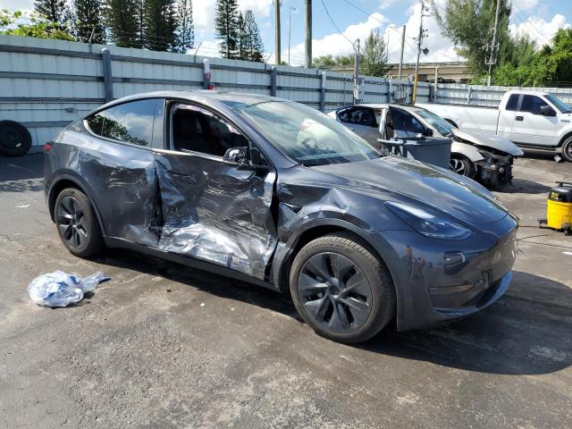 7SAYGDED8SA356217 - 2025 TESLA MODEL Y 灰色 照片 4