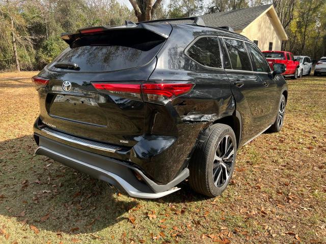 5TDLZRAH6NS134088 - 2022 TOYOTA HIGHLANDER XSE BLACK photo 4