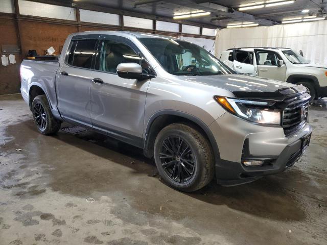 5FPYK3F70NB008263 - 2022 HONDA RIDGELINE RTL SILVER photo 4