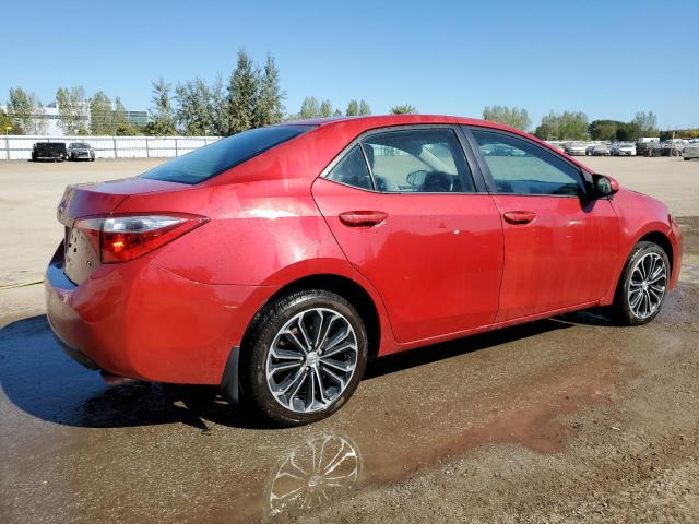 2T1BURHE2FC236097 - 2015 TOYOTA COROLLA L RED photo 3