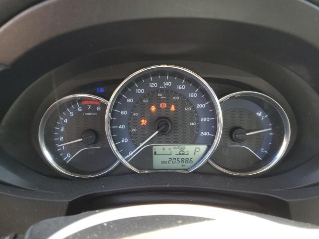 2T1BURHE2FC236097 - 2015 TOYOTA COROLLA L RED photo 9