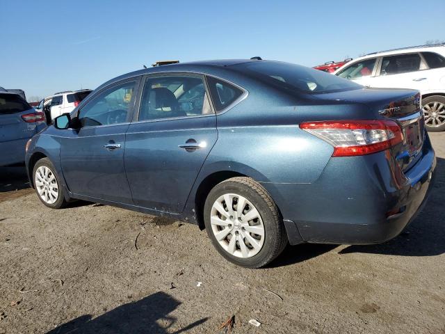 1N4AB7APXDN907887 - 2013 NISSAN SENTRA S BLUE photo 2