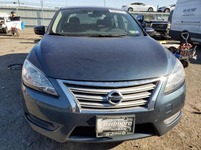 1N4AB7APXDN907887 - 2013 NISSAN SENTRA S BLUE photo 5