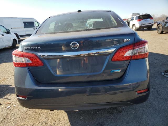 1N4AB7APXDN907887 - 2013 NISSAN SENTRA S BLUE photo 6