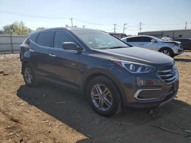 5XYZTDLB8JG572559 - 2018 HYUNDAI SANTA FE S GRAY photo 4