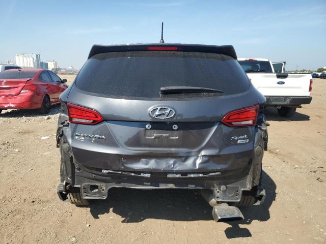 5XYZTDLB8JG572559 - 2018 HYUNDAI SANTA FE S GRAY photo 6