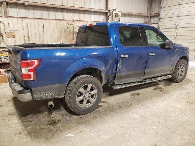 1FTEW1CP5JKD04496 - 2018 FORD F150 SUPERCREW BLUE photo 3