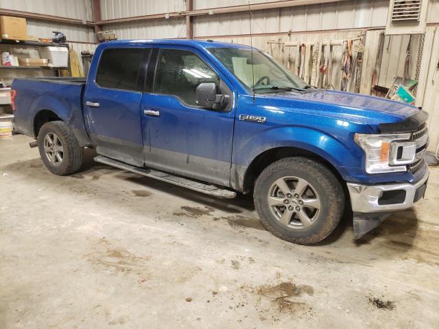 1FTEW1CP5JKD04496 - 2018 FORD F150 SUPERCREW BLUE photo 4
