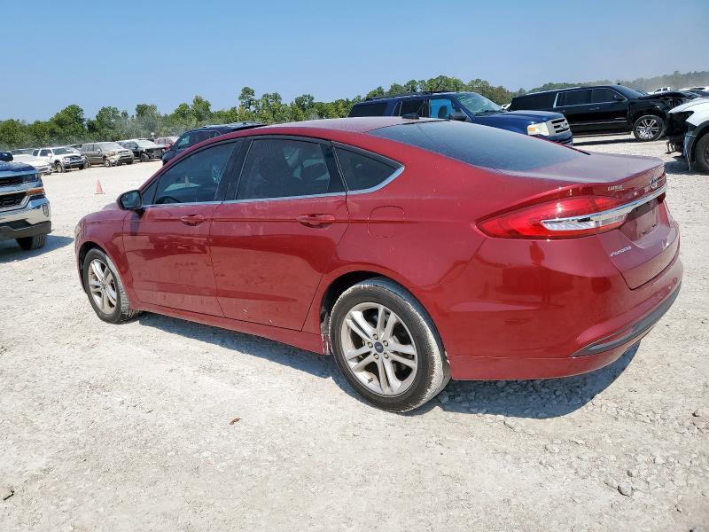 3FA6P0HD6JR260049 - 2018 FORD FUSION SE RED photo 2