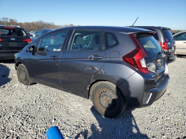 JHMGK5H59HS022552 - 2017 HONDA FIT LX GRAY photo 2