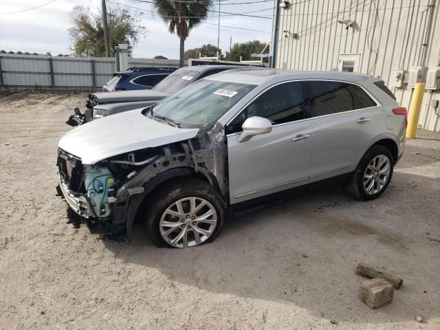 1GYKNCRS4KZ195366 - 2019 CADILLAC XT5 LUXURY SILVER photo 1