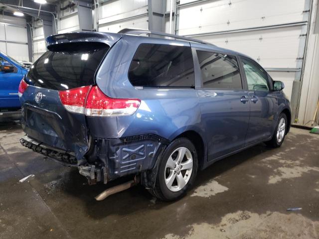 5TDKK3DC3ES435849 - 2014 TOYOTA SIENNA LE BLUE photo 3