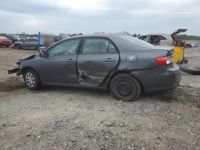 2T1BU4EEXBC689000 - 2011 TOYOTA COROLLA BASE GRAY photo 2
