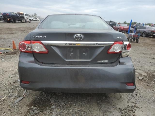 2T1BU4EEXBC689000 - 2011 TOYOTA COROLLA BASE GRAY photo 6