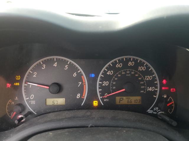 2T1BU4EEXBC689000 - 2011 TOYOTA COROLLA BASE GRAY photo 9