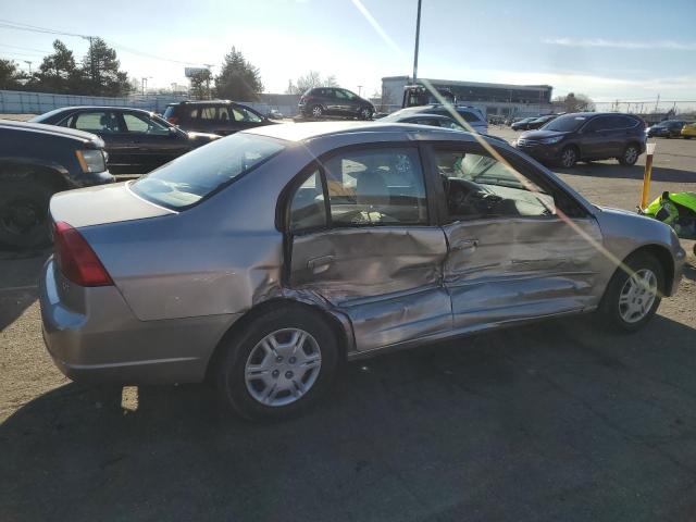 1HGES16592L076117 - 2002 HONDA CIVIC LX TAN photo 3