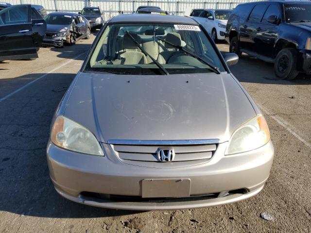 1HGES16592L076117 - 2002 HONDA CIVIC LX TAN photo 5