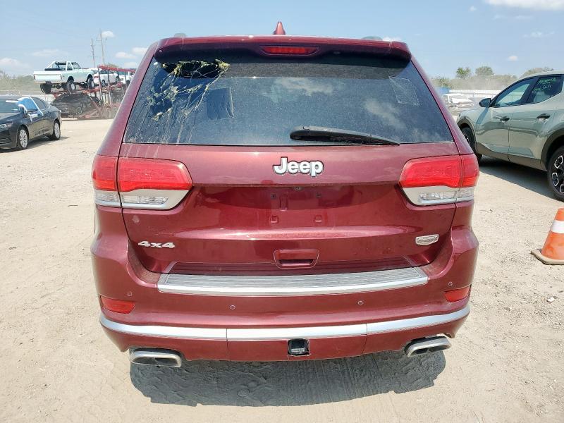 1C4RJFJTXHC939974 - 2017 JEEP GRAND CHER SUMMIT MAROON photo 6