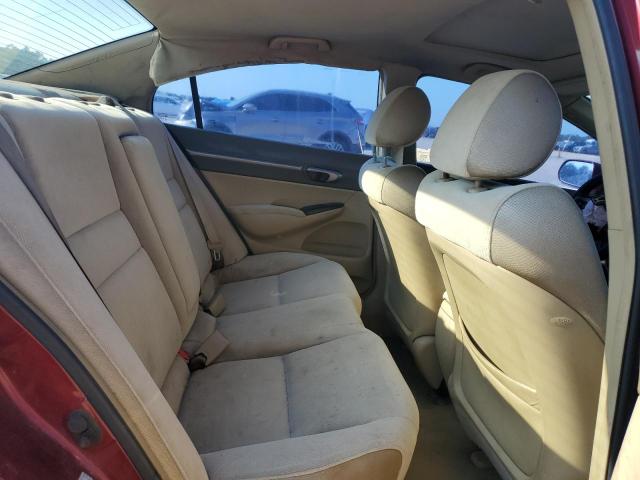 1HGFA16846L064514 - 2006 HONDA CIVIC EX BURGUNDY photo 10